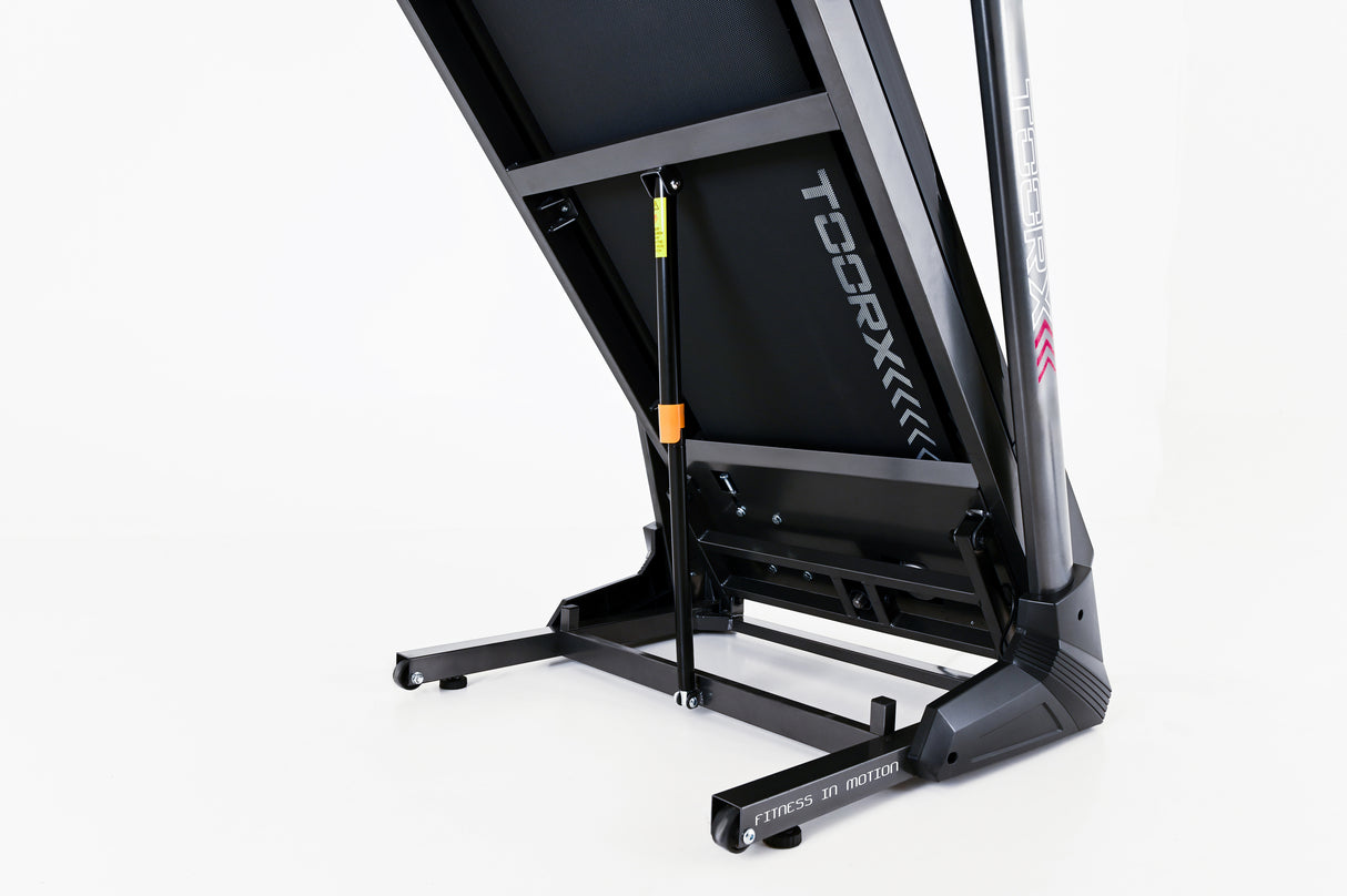 Tapis Roulant Traveller Toorx Inclinazione Elettrica - APP Ready 3.0 - Utente 120 Kg - Velocità: 1 - 18 Km/h - Piano Corsa 47 x 140 cm