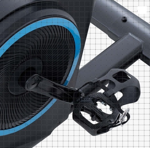 JK FITNESS Gym Bike Elettromagnetica JKV52 con fascia cardio - trasmissione a cinghia -compatibile con Kinomap e Zwift - volano 22 kg - peso max utente 150 kgcod.JKV52