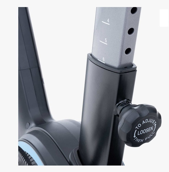 JK FITNESS Gym Bike Elettromagnetica JKV52 con fascia cardio - trasmissione a cinghia -compatibile con Kinomap e Zwift - volano 22 kg - peso max utente 150 kgcod.JKV52