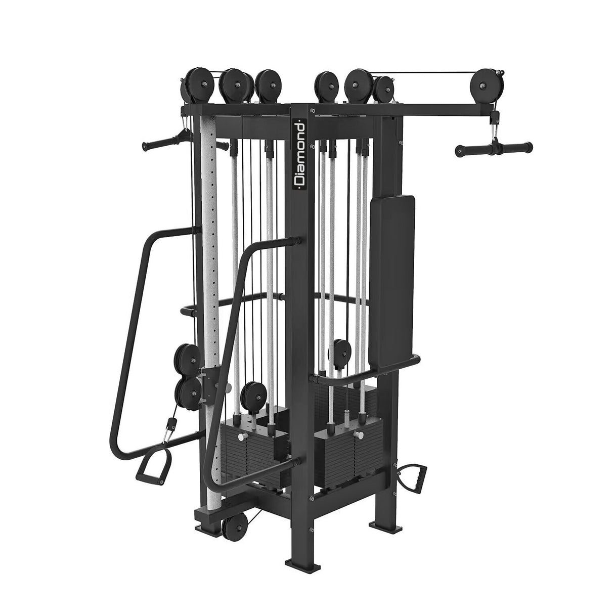 TOWER CABLE 4 STAZIONI Jungle - Cable Station - Weight Stack Ercolina: 60 Kg + 50 Kg + 95 Kg + 70 Kg Linea Diamond cod. WS-STATION4ONE