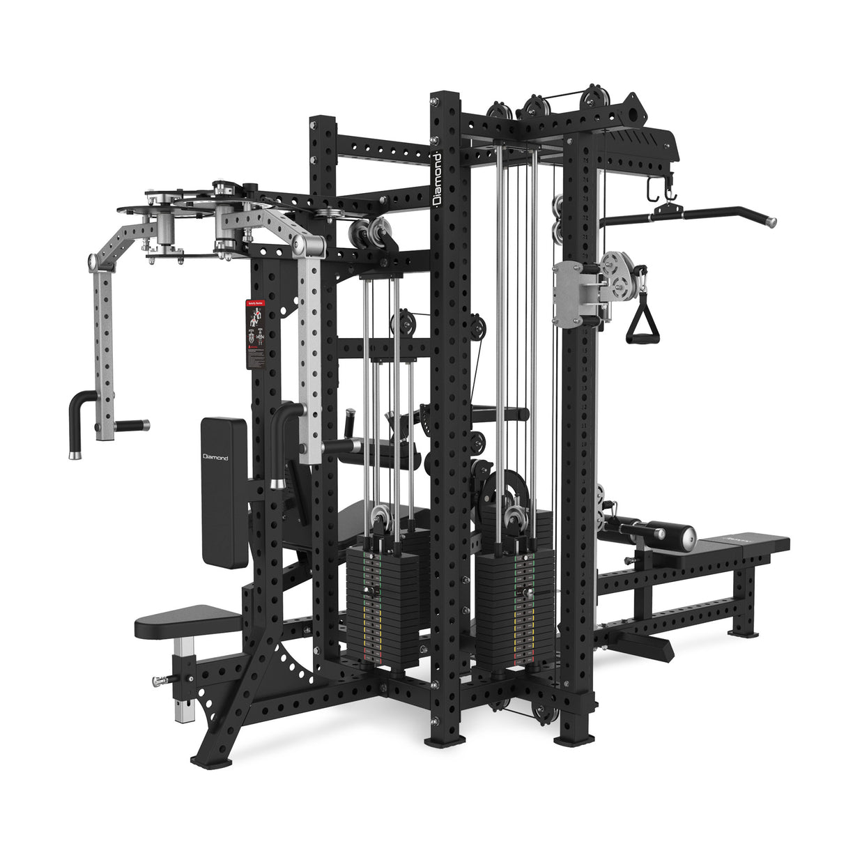 MULTI STATION 4 POSTAZIONI della serie srigs 4 postazioni - Linea Diamond Fitness Cod. WS300-4STATION