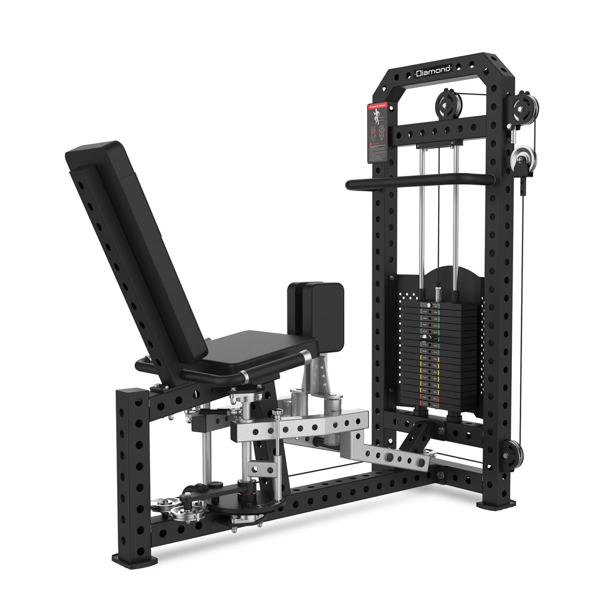 COMBO ABDUTTORI / ADDUTTORI della serie srigs Plate Loaded Linea Diamond Fitness Cod. WS300-ABDADD