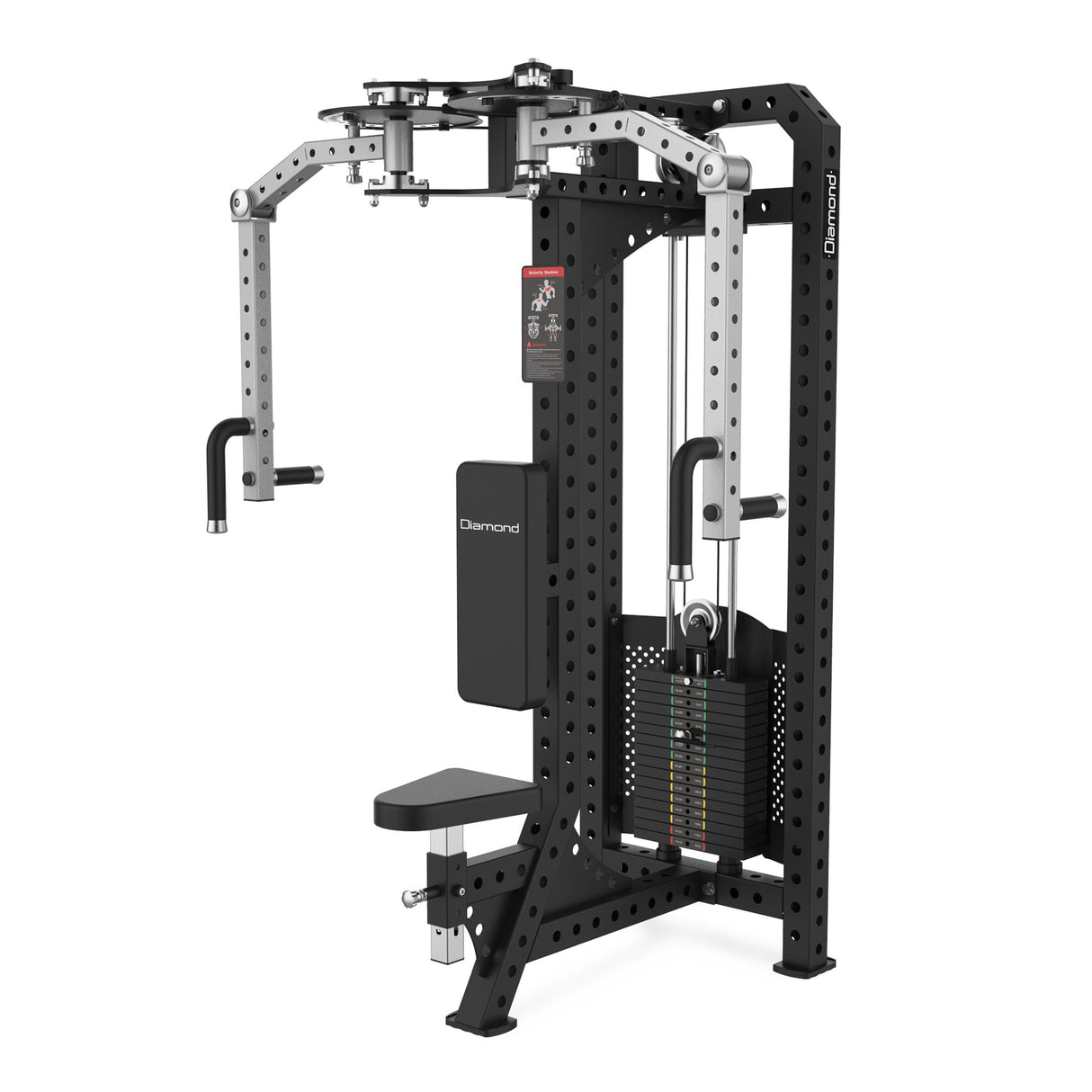 PECTORAL FLY / REAR DELTOID della serie srigs Plate Loaded Linea Diamond Fitness Cod. WS300-BUTTERFLY