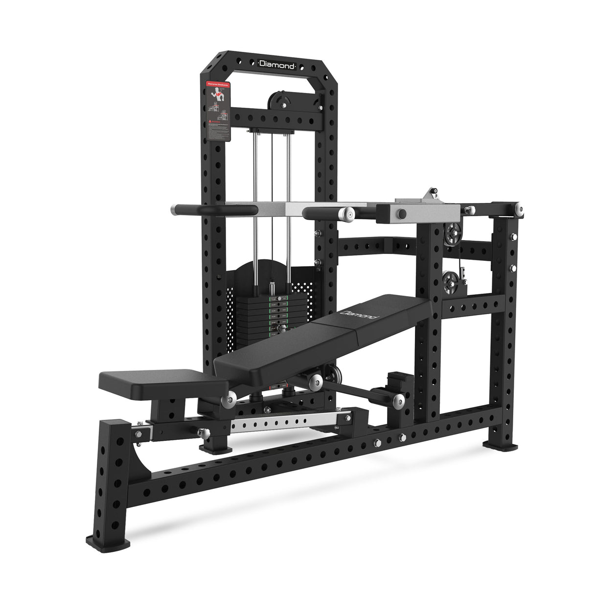 COMBO CHEST PRESS / SHOULDER PRESS della serie srigs Plate Loaded Linea Diamond Fitness Cod. WS300-CHESTSHOULDER