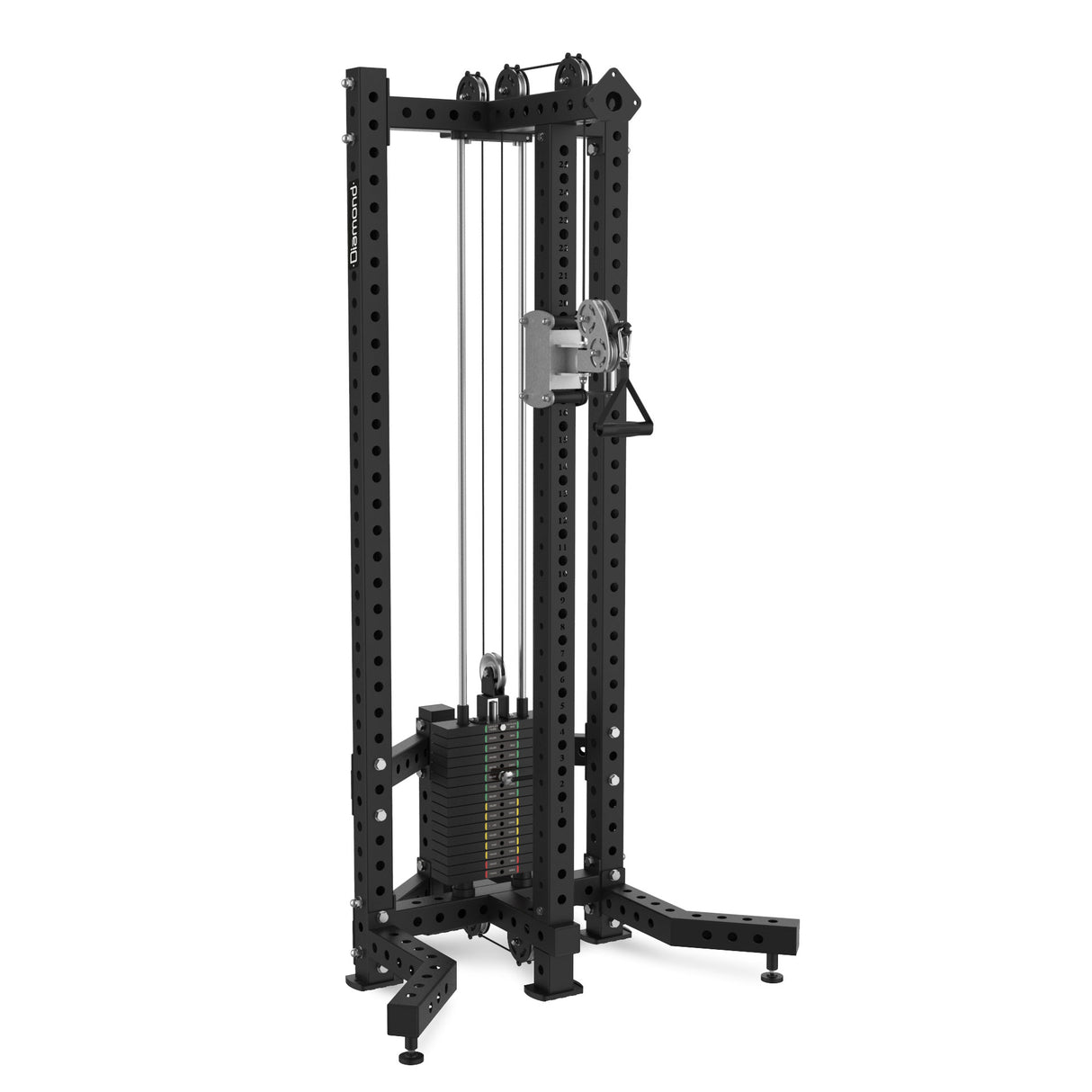 POLIERCOLINA della serie srigs Plate Loaded weight stack 100 kg Linea Diamond Fitness Cod. WS300-ERCOLINE