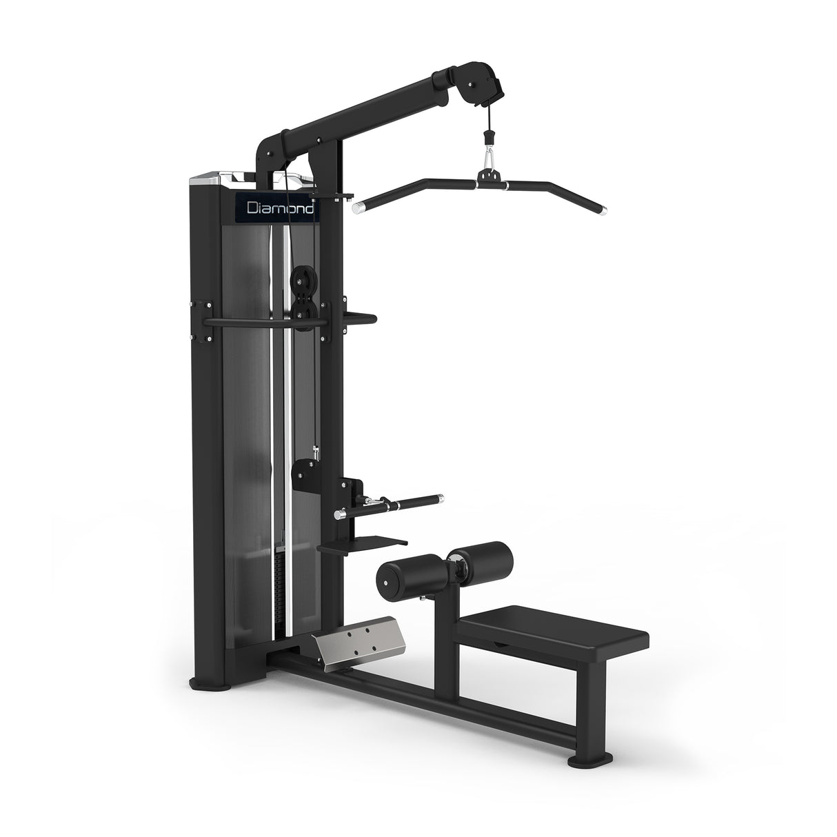 COMBO LAT MACHINE / PULLEY ROW MACHINE- Weight Stack 100 kg - Linea Diamond Professional Strenght - Cod. WS650-COMBOLATPULLEY