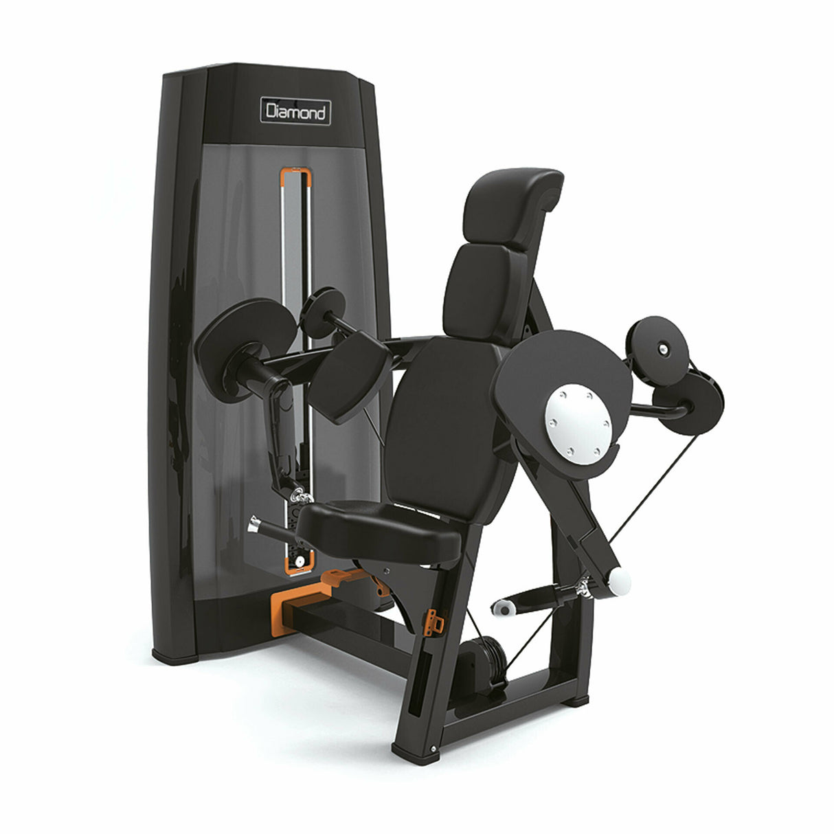 S750 BICEPS CURL MACHINE - Weight Stack 70 kG. - Linea Diamond Professional Strenght - Cod. WS750-BICEPS