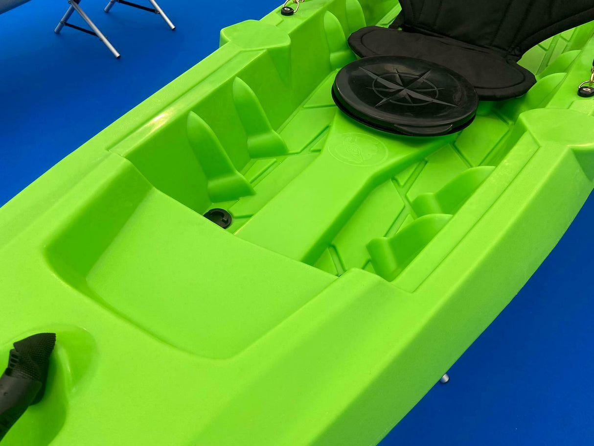 MOJITO BIG MAMA KAYAK canoa con 2 Posti, 380 Cm + 2 Gavoni + 2 ruote integrate + 2 Pagaie in omaggio (PACK 1)