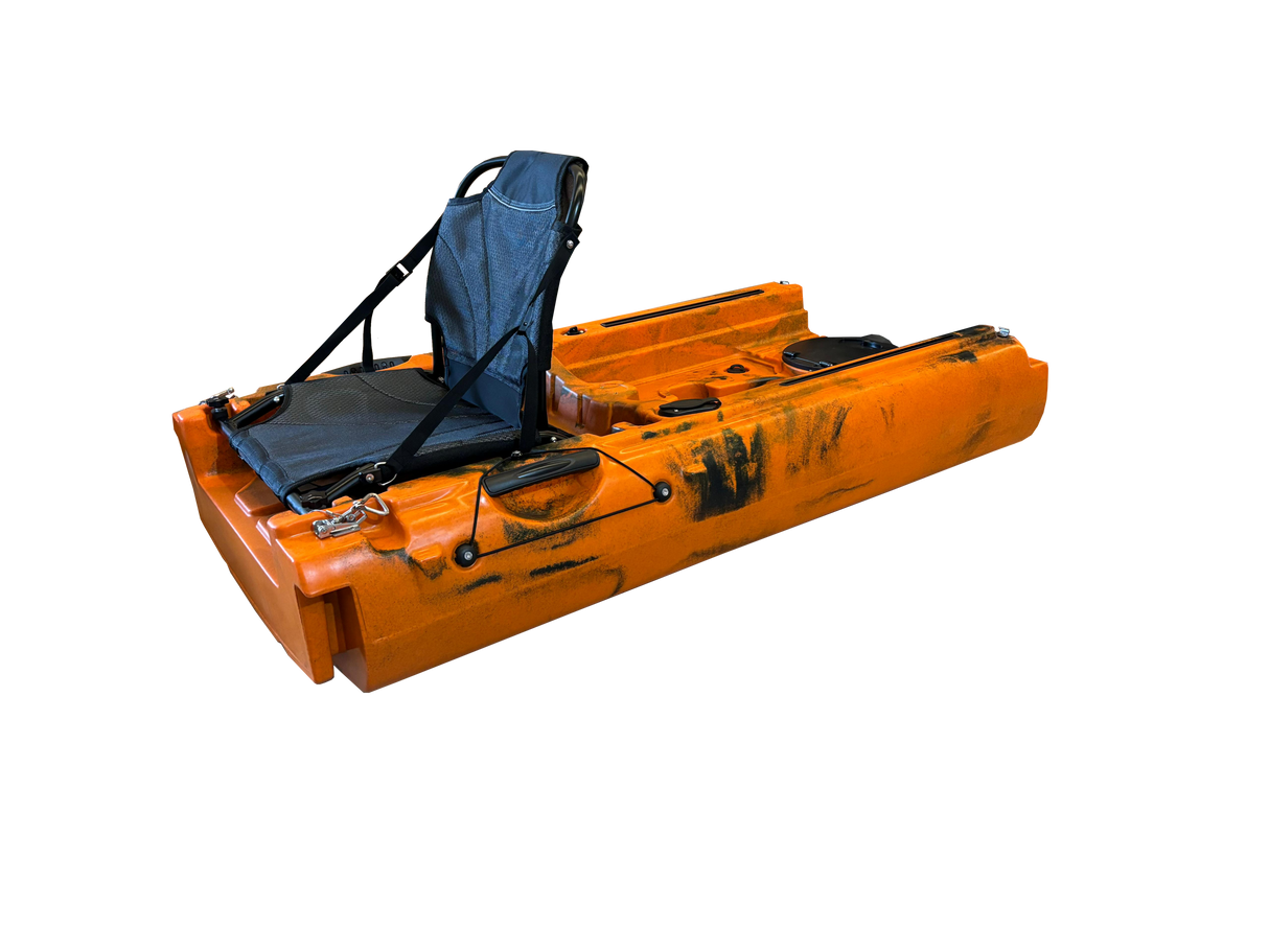 MODULO CENTRALE KAYAK A PEDALI DIVISIBILE IN 2 CON PINNE BIG MAMA START S300 - ORANGE