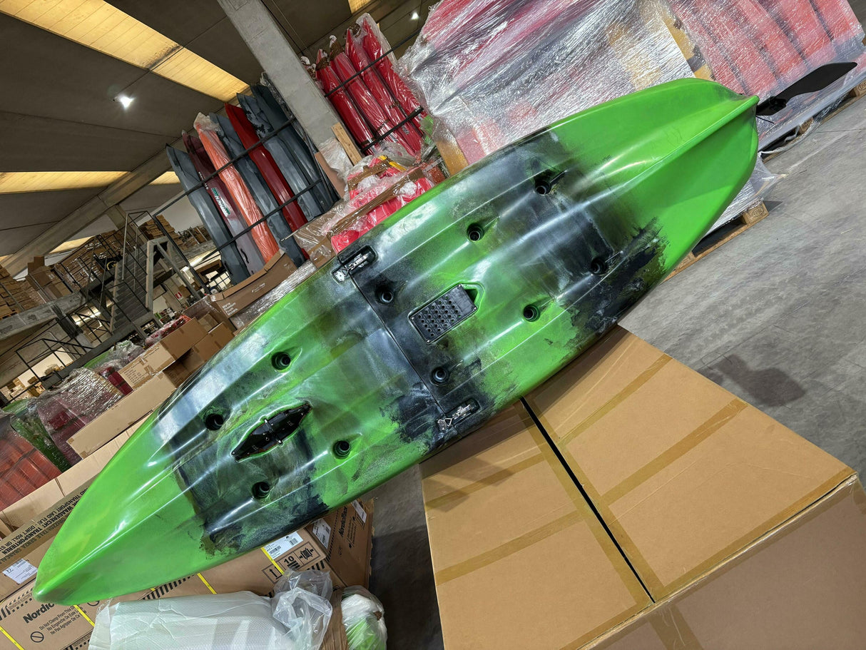 canoa monoposto divisibile a pedali con pinne BIG MAMA START S500 componibile - colore BLUE GREY