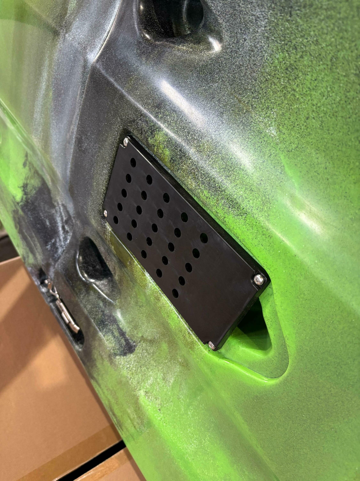 Big Mama S500 fishing con 5 portacanne, modello divisibile, pedali, sedile e timone