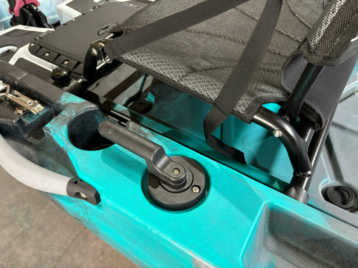 canoa monoposto divisibile a pedali con pinne BIG MAMA START S500 componibile - colore BLUE GREY