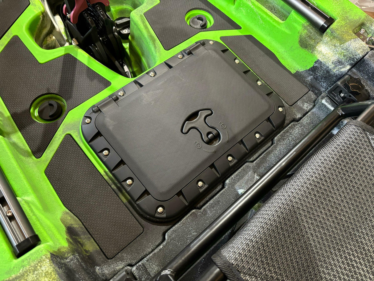 Big Mama S500 fishing con 5 portacanne, modello divisibile, pedali, sedile e timone