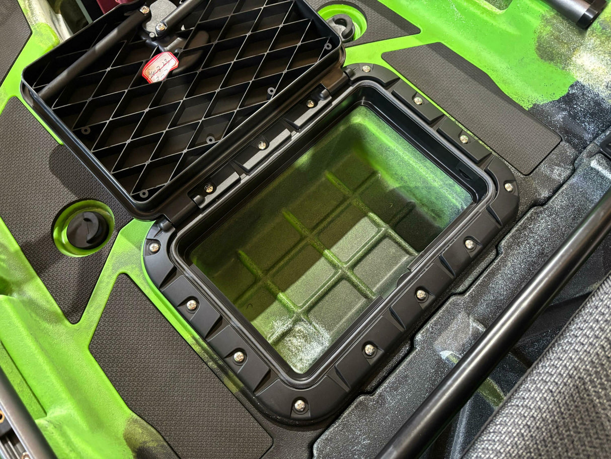 canoa monoposto divisibile a pedali con pinne BIG MAMA START S500 componibile - colore BLUE GREY