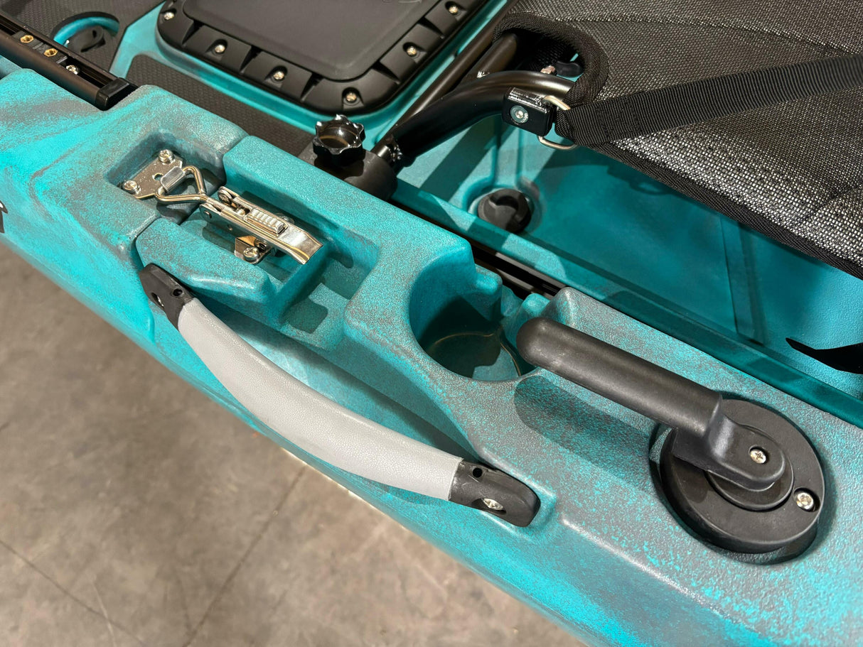 canoa monoposto divisibile a pedali con pinne BIG MAMA START S500 componibile - colore BLUE GREY