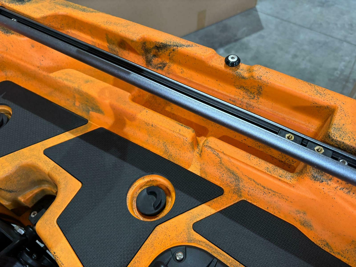 Kayak monoposto divisibile a pedali con pinne BIG MAMA START S500 componibile - colore ORANGE