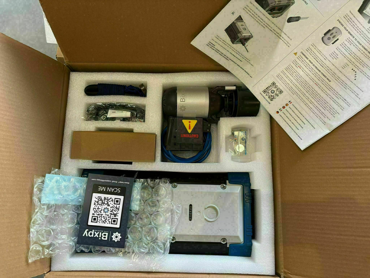 motore elettrico per kayak Bixpy K1 Angler PRO Kit Outboard con batteria inclusa PP-768 Wh + Adattatore alluminio Power Pole