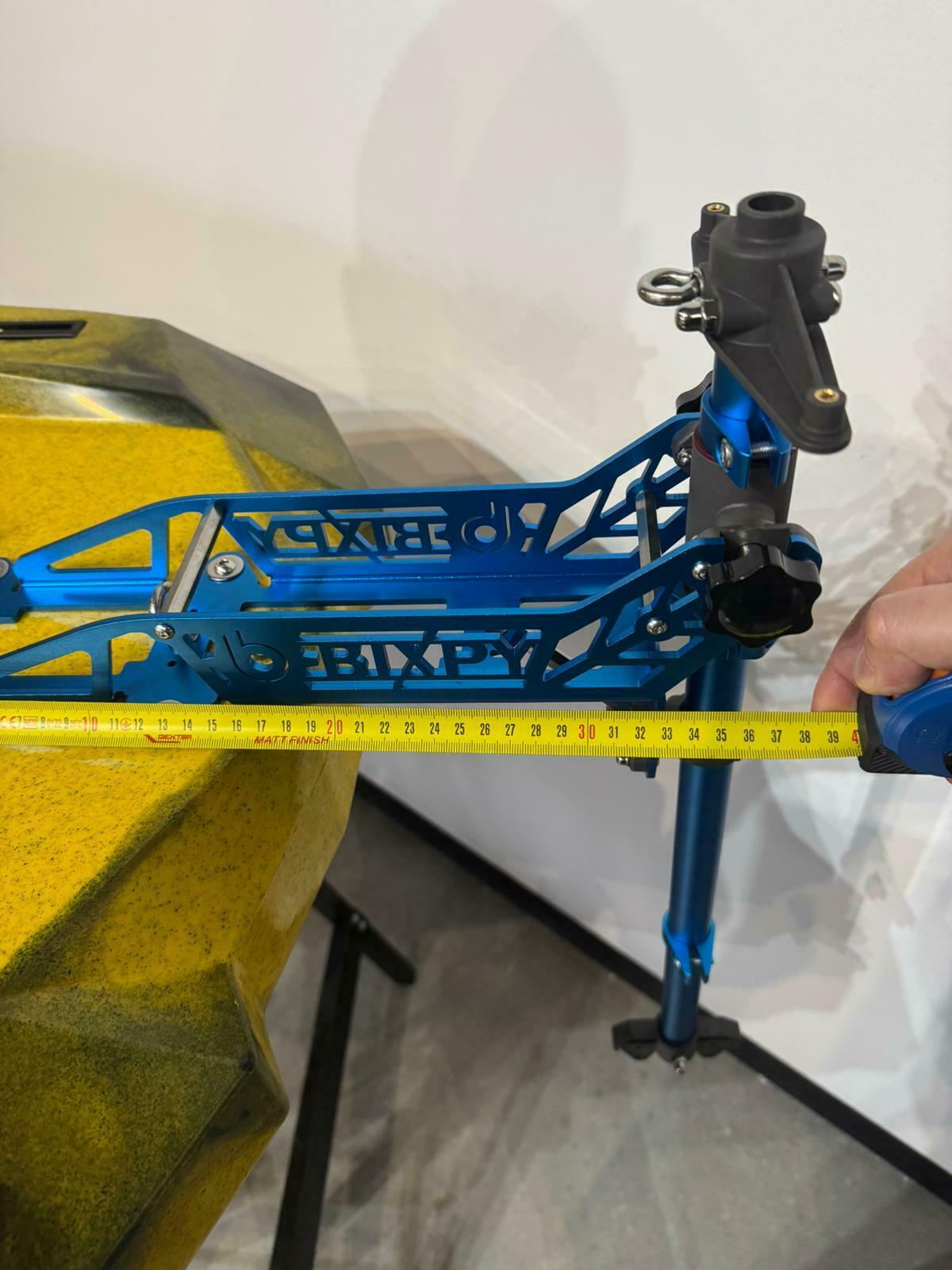 Bixpy Power Pole Adapter (K-1) Adattatore in alluminio con piastra orizzontale + palo verticale