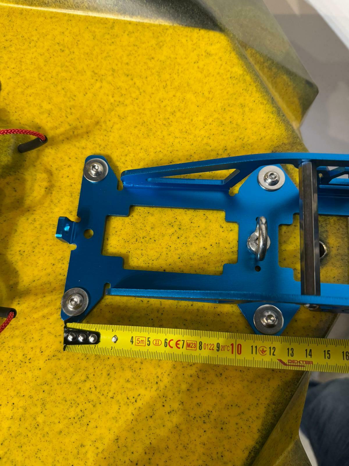 Bixpy Power Pole Adapter (K-1) Adattatore in alluminio con piastra orizzontale + palo verticale