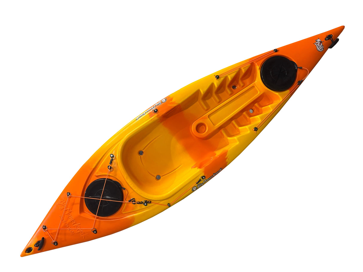 Kayak monoposto Privat 2.0 Limited edition Big Mama Kayak canoa 295 cm + 2 gavoni + 1 pagaia + 1 seggiolino (FULL PACK) -NEMO ORANGE