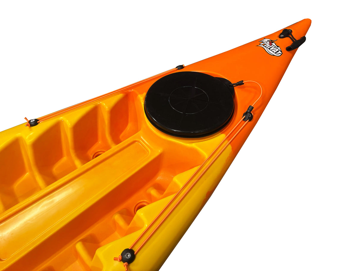 Kayak monoposto Privat 2.0 Limited edition Big Mama Kayak canoa 295 cm + 2 gavoni + 1 pagaia (PACK 1) - NEMO ORANGE