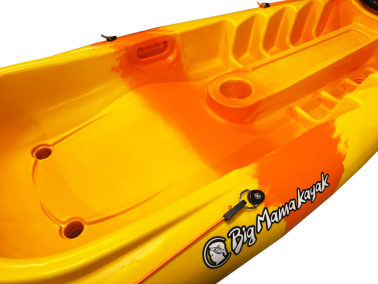 Kayak monoposto Privat 2.0 Limited edition Big Mama Kayak canoa 295 cm + 2 gavoni + 1 pagaia (PACK 1) - NEMO ORANGE