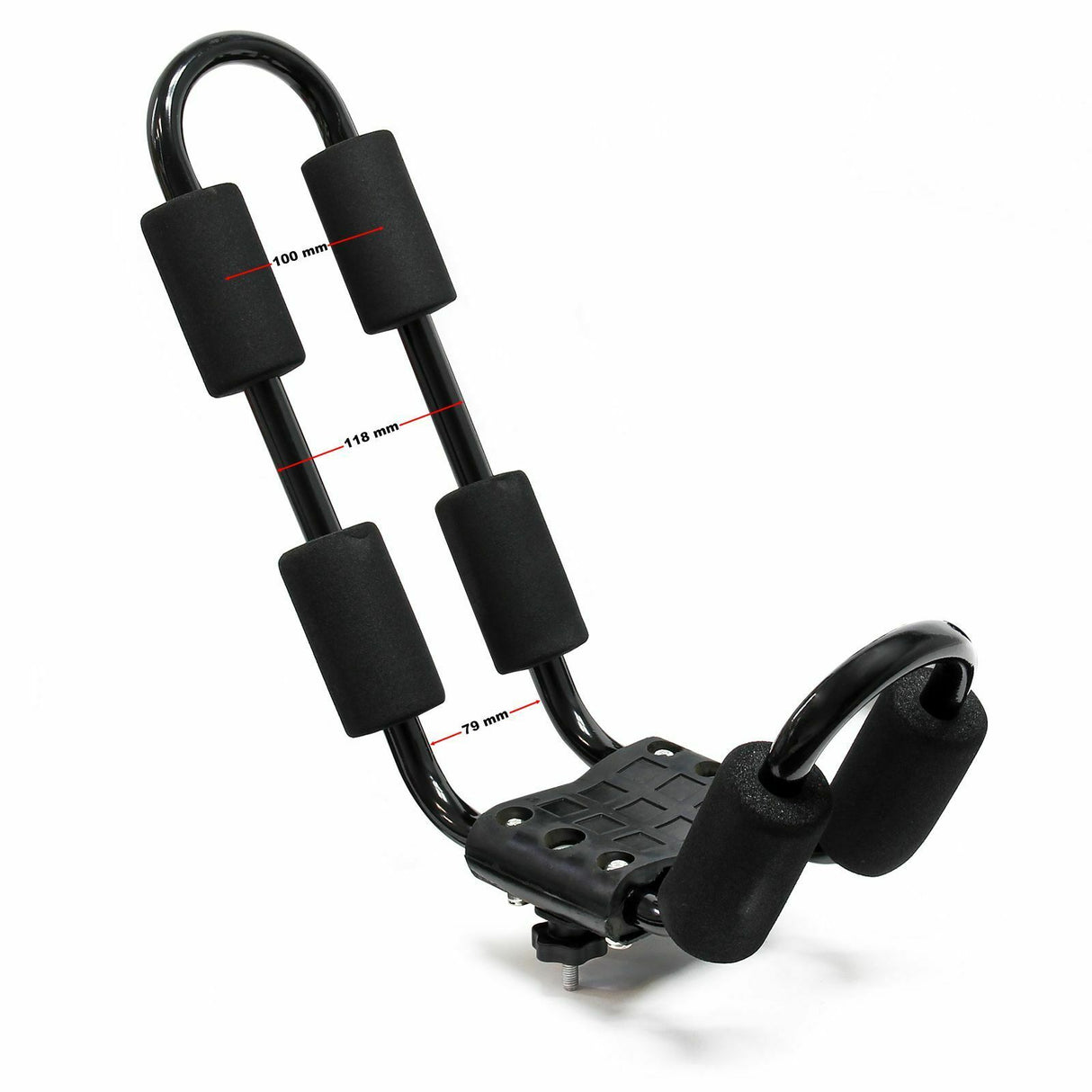 Culle per kayak da auto in alluminio Portacanoa + 2 cinghie incluse 61813