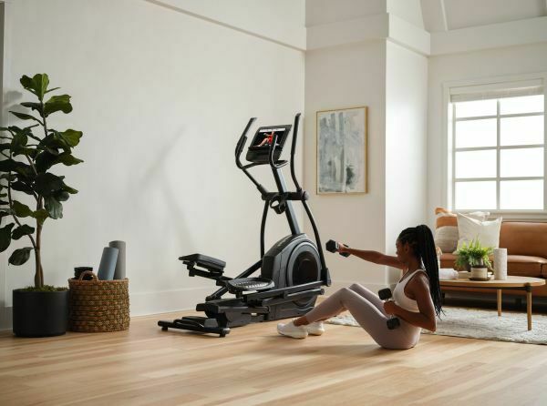 Promo NordicTrack Ellittica Elettromagnetica AirGlide LE - a volano anteriore - App Ifit integrata - cod.NTEL89824-INT