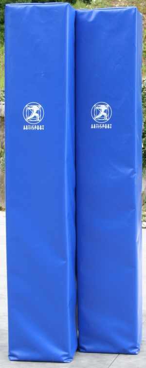 Am1892/2 Serie Protezioni Impermeabili Per Porte Da Rugby Sezione Quadra 35 X 35 H 200 ( Totale 4 Protezioni)