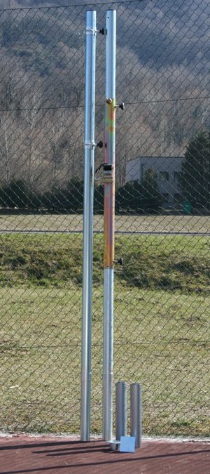 Av1406/t Impianto Pallavolo Trasportabile Con Bussole Da Interrare E Tendirete -