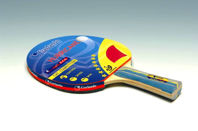 Racchetta Tennis Tavolo- Ping Pong Garlando Hurricane 7 Stelle Approvata da ITTF cd. 2C4-1118