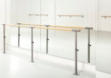Supporto Per Sbarra Singola Da Fissare Al Suolo Mod.isa-fix ,regolabile In Altezza Cod.30590721 Dinamica Ballet (sbarra In Legno Non Incluse)