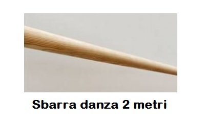 Sbarra Danza Di Pino Melis 40 Mm Di Diametro - Lunghezza 2 Metri Cod.30590821 Dinamica Ballet