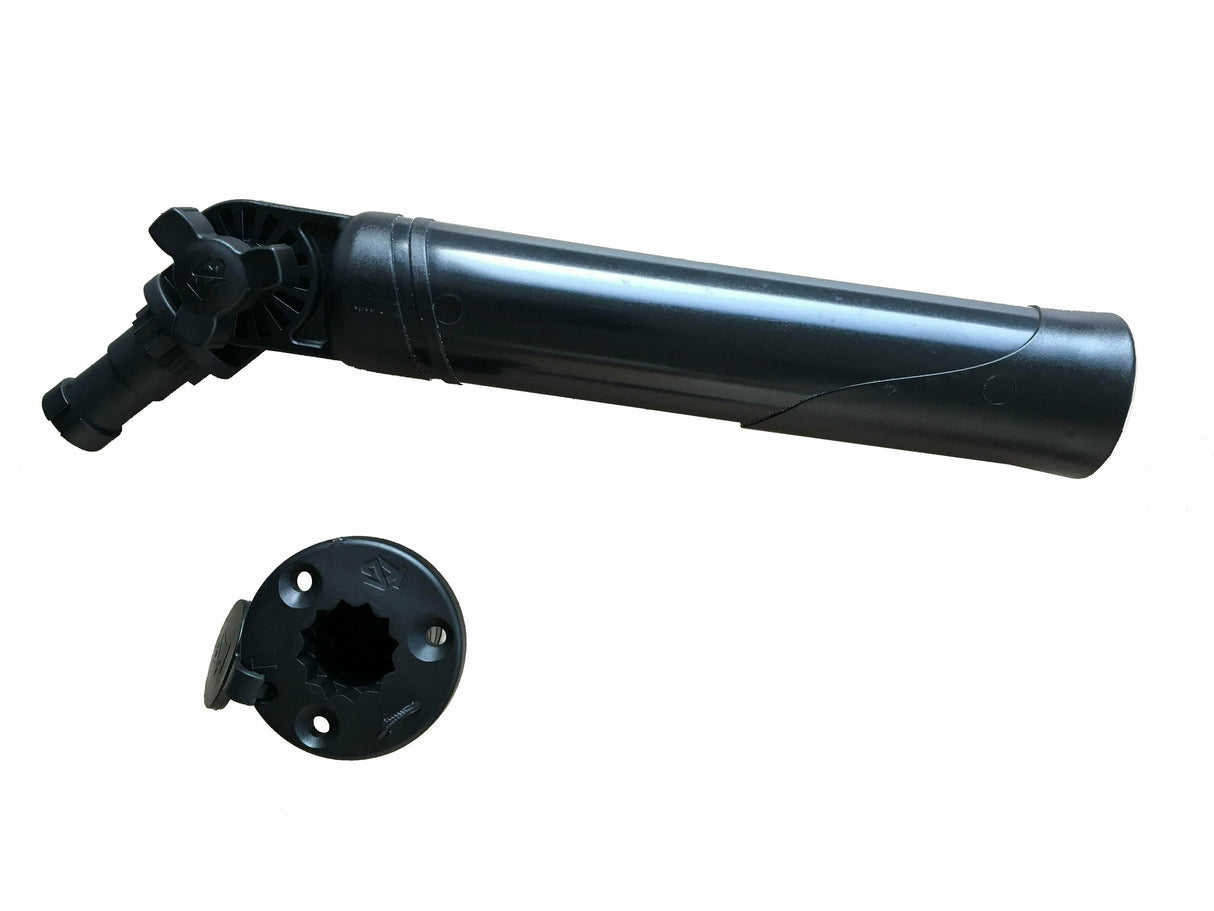 Portacanne Orientabile Completo Di Alloggiamento Universale , Adatto A Qualunque Kayak In Polietilene Mod. Yet