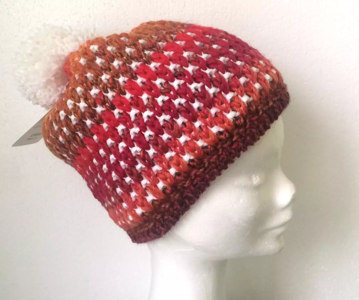 Cappello In Lana Puntini Con Pon Pon Interno In Pile Uvex Cod.uv16-5.c