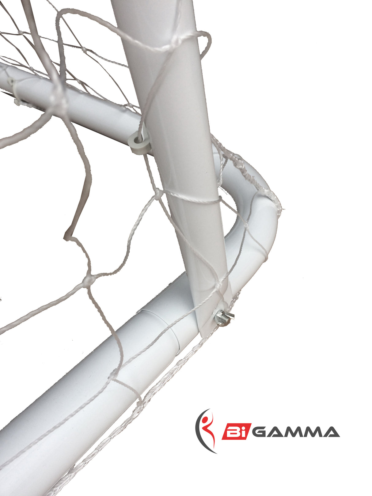 Porta da calcio regolamentare a tubi maggiorati da 50 mm mod. ULTRA BIG CHAMP misure regolamentari 3 x 2 metri - BIGAMMA