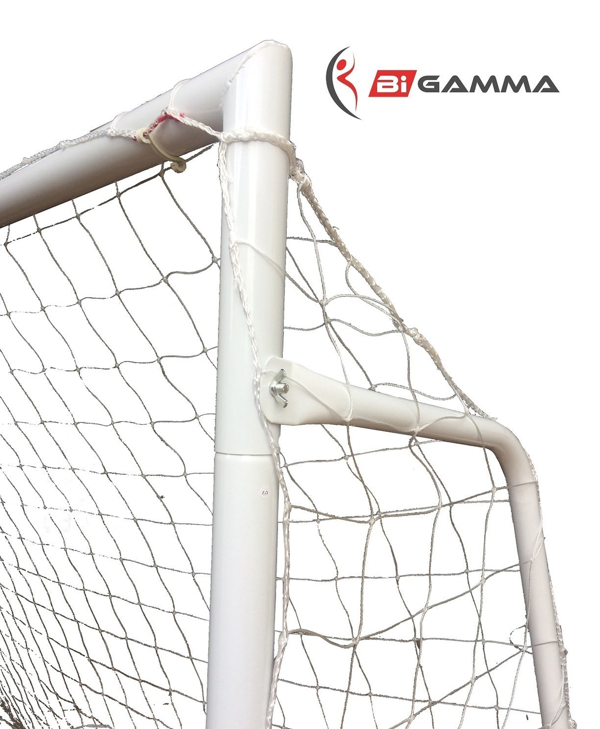 Set di 2 porte da calcio regolamentari mod.BIG CHAMP tubi maggiorati da 45 mm - misure 3 x 2 metri - BIGAMMA