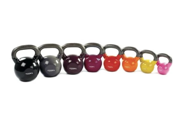 Toorx Kettlebell In Vinile 12 Kg: Peso Per Fitness Colore Amaranto