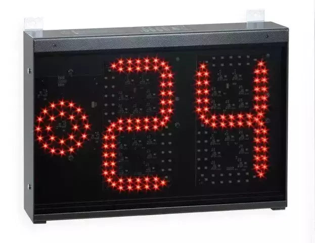 Tabellone Elettronico - Pannello Visualizzatore Dei 24 Secondi. Omologato Fiba, Livello 3. Indicato Per Pallacanestro (basket), Calcio A 5 (futsal), Pallanuoto. Fs-24s-h20 Art.257