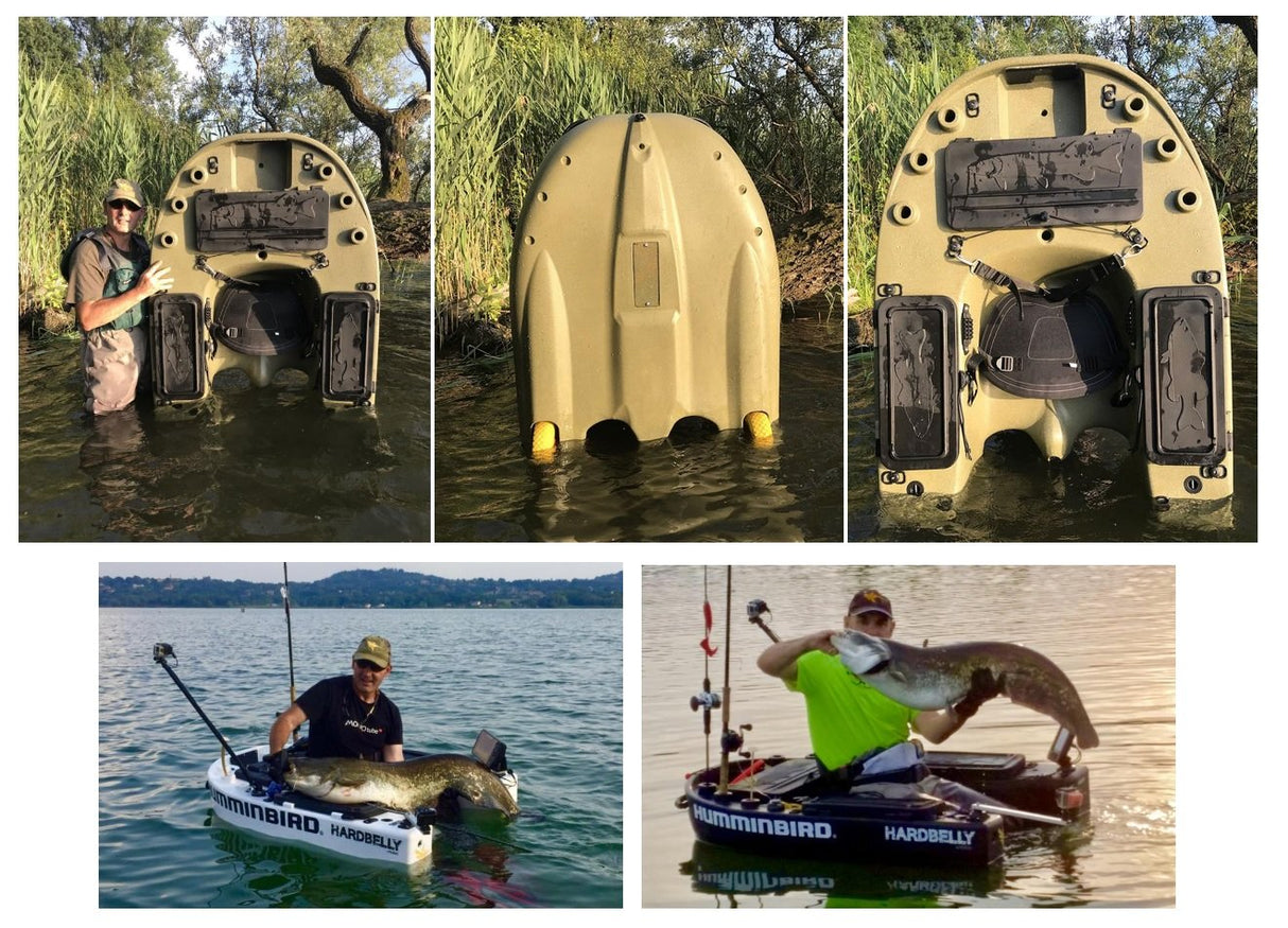 Hardbelly Deluxe - Belly Boat Rigido Versione Deluxe