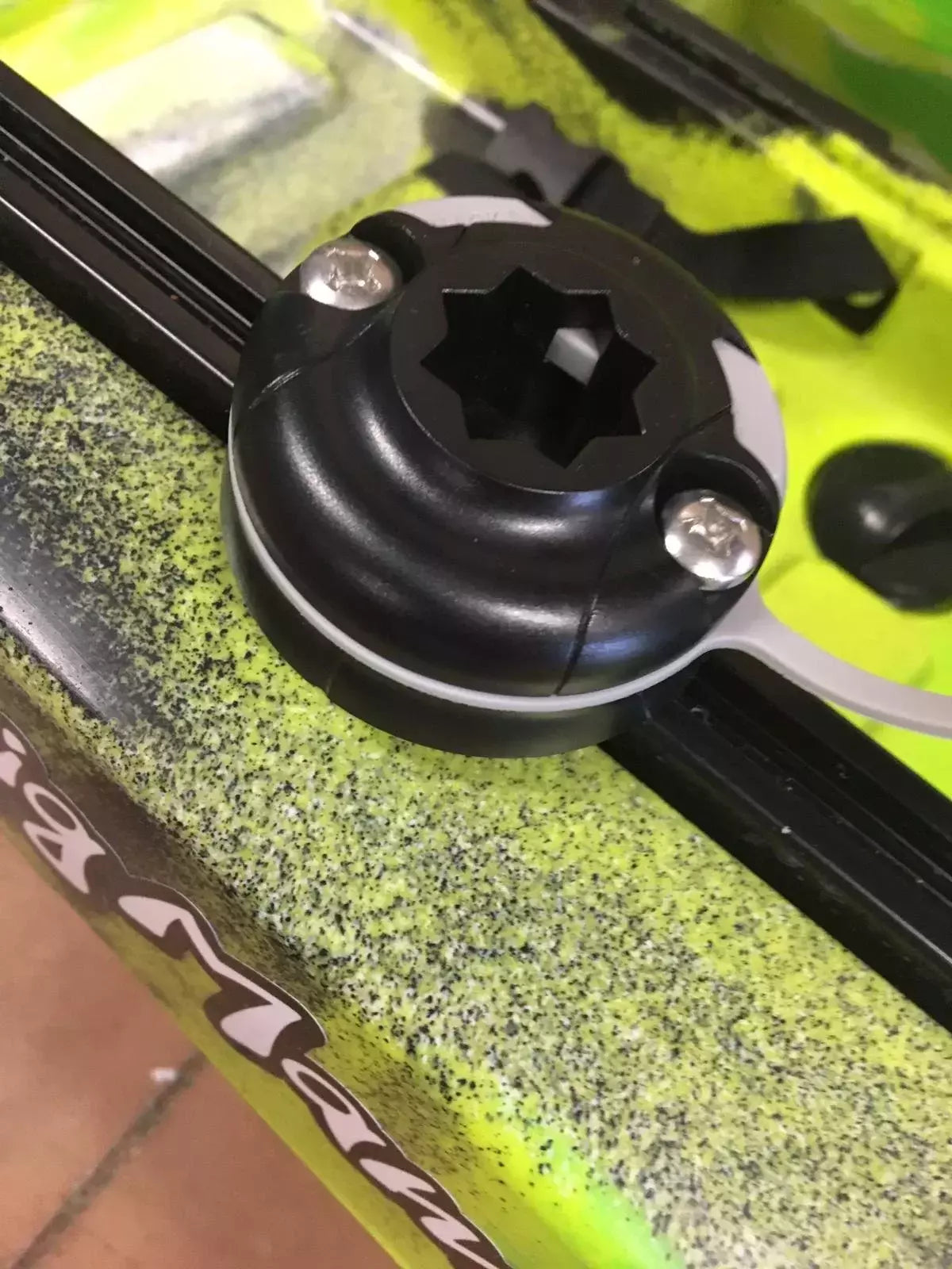 Portacanne Orientabile + Base Stellare / Poligonale, Compatibile Con Railblaza ( Adatto Ai Binari Della Tonale - Triken )