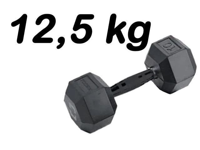 Manubrio Esagonale Gommato -12,5 kg. Linea Toorx Absolute AMEG-12.5