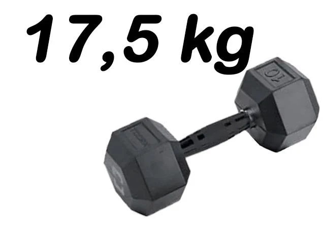 Manubrio Esagonale Gommato -17,5 kg. Linea Toorx Absolute AMEG-17.5