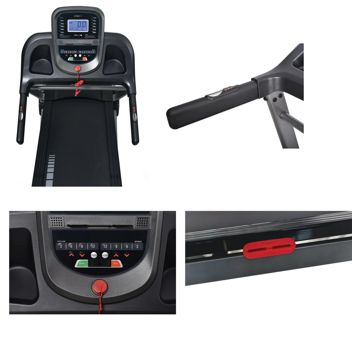 Promo Tapis Roulant TFK-450 con Inclinazione Elettrica Linea Everfit tfk 450 Velocità 1/16 km/h Utente 100 Kg. Piano corsa 132 x 43 cm Tappeto Elettrico Palestra