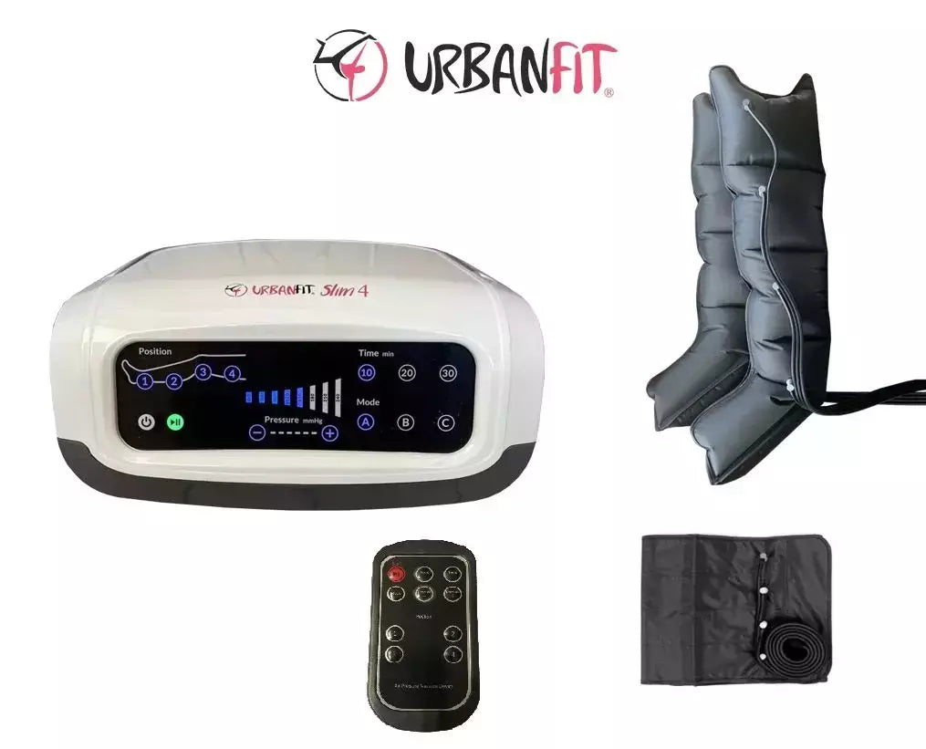 Promo Slim 4 Urban Fit Apparecchio Pressoterapia Con 3 Programmi + 2 Gambali + Fascia Addominali/glutei + Con Telecomando ( Pack 2)