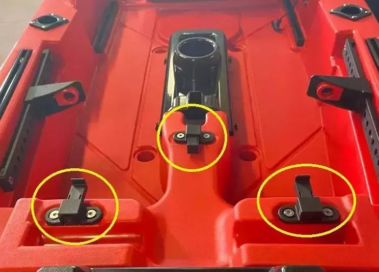 Serie Di 3 Clip Blocca Pedali Triken