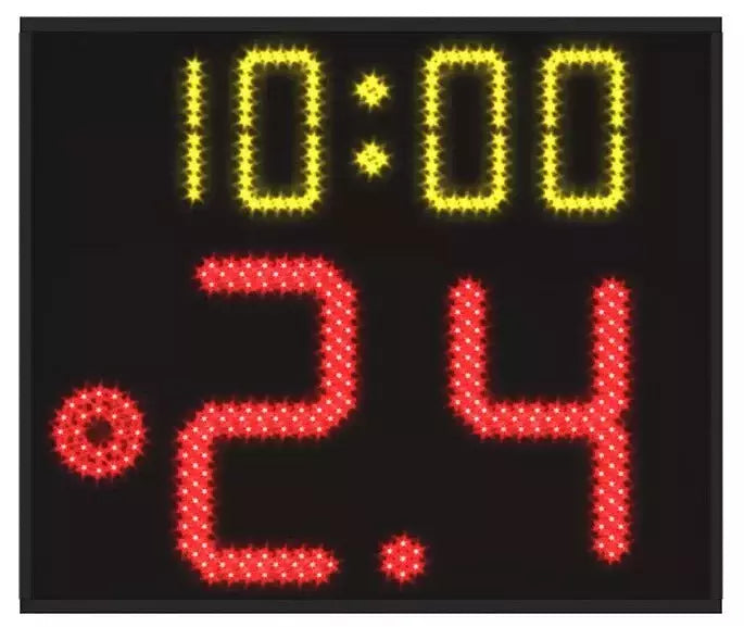 Rt.258-51 - Fs-24s-1b Tabellone Elettronico Indicatore 24sec E Cronometro, Ad 1 Lato