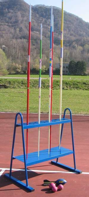 Aa1260 Giavellotto In Alluminio Con Puntale In Acciaio, Gr.400, Da Allenamento - -