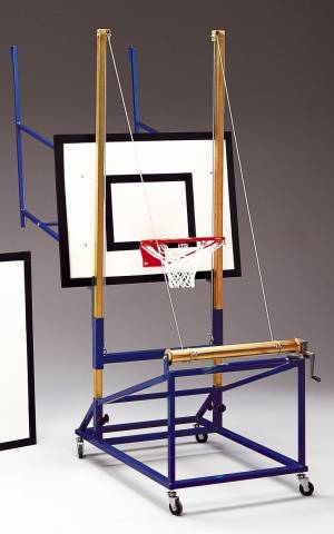 Ab1334 Dispositivo con tabellone minibasket applicabile ad impianto basket