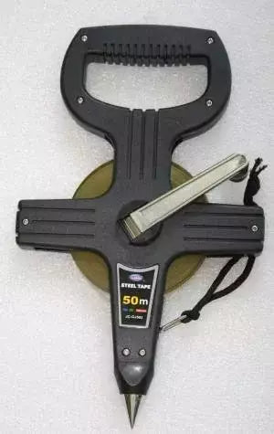 Ak1672 Rotella Metrica In Acciaio Con Impugnatura Da Mt. 50 - -